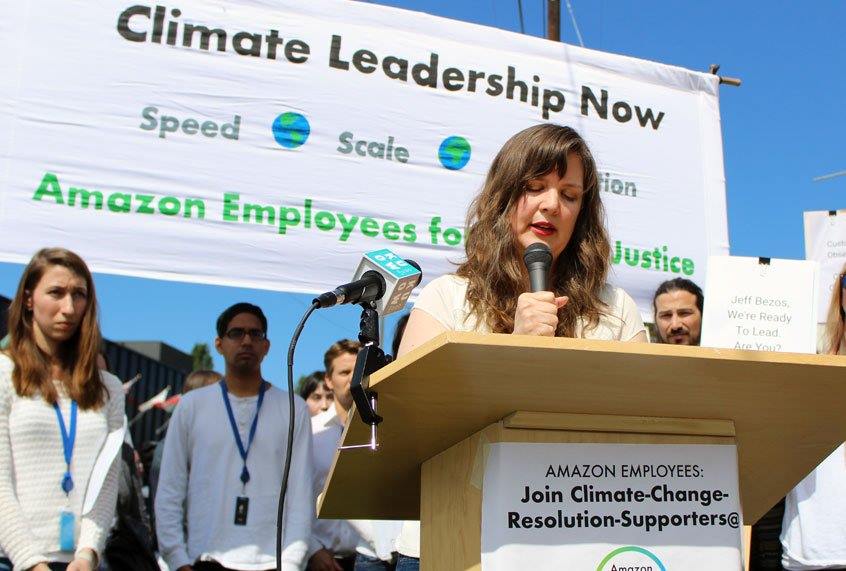 Amazon threatens to dismiss climate change activist employees