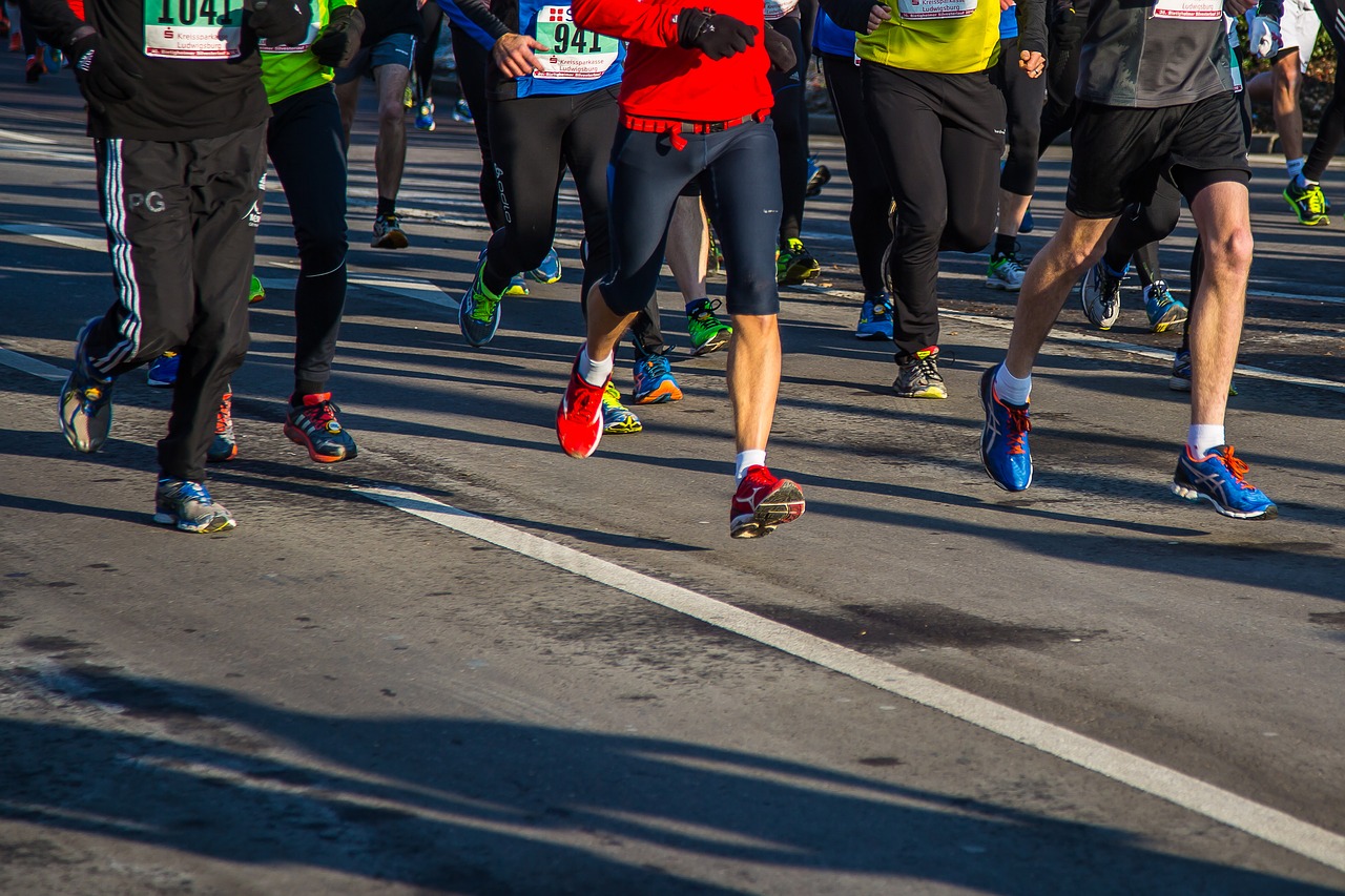 running marathons improves arteries health