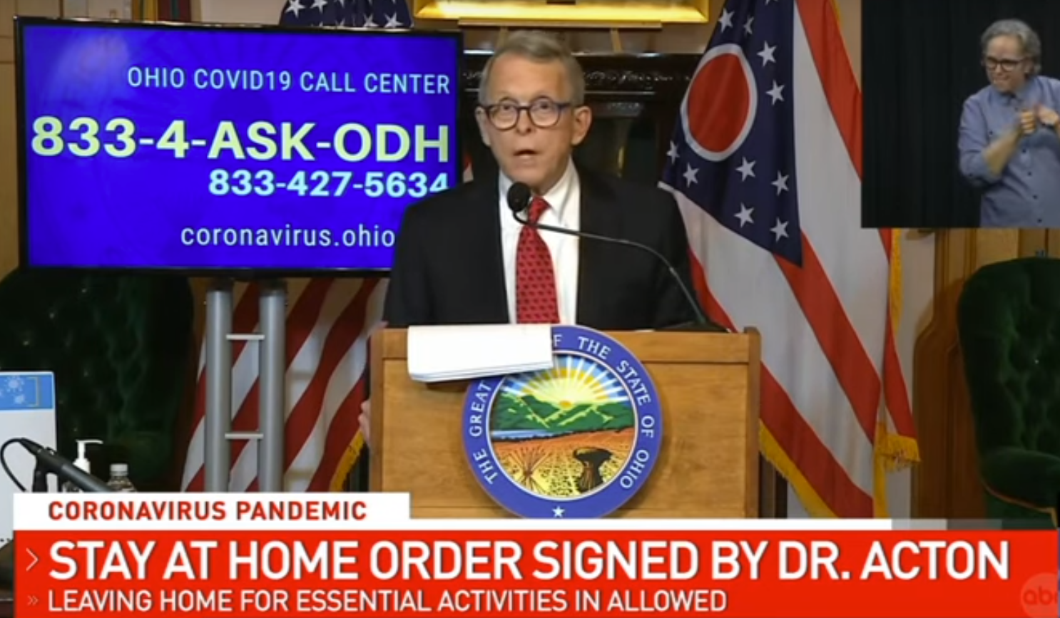 Ohio stay-at-home order