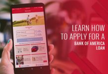 a Bank of America Loan Application