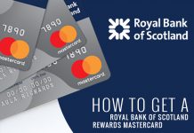 Royal Bank of Scotland Rewards MasterCard Application