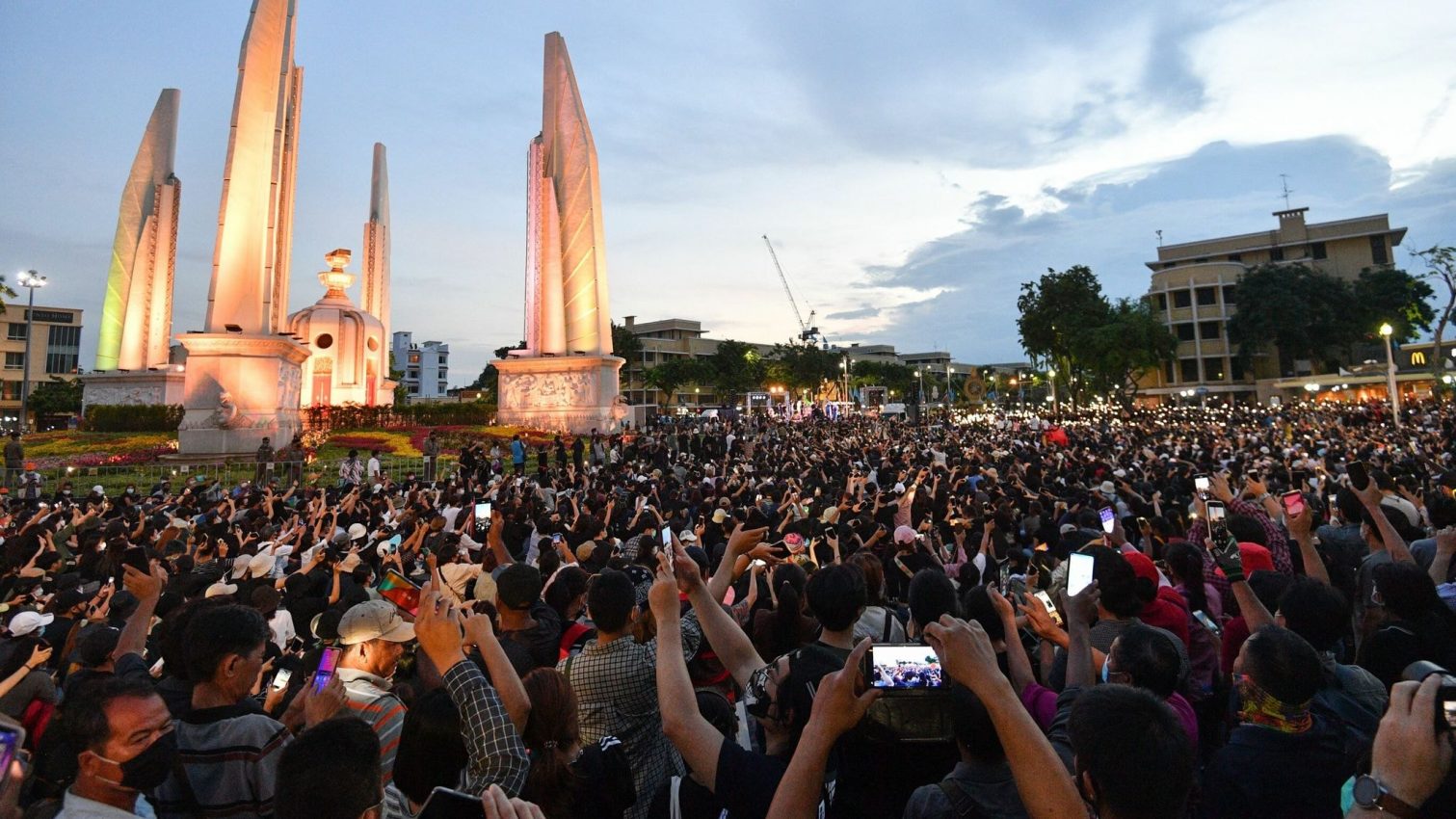 Anti-monarchy protests held in Thailand following return of king